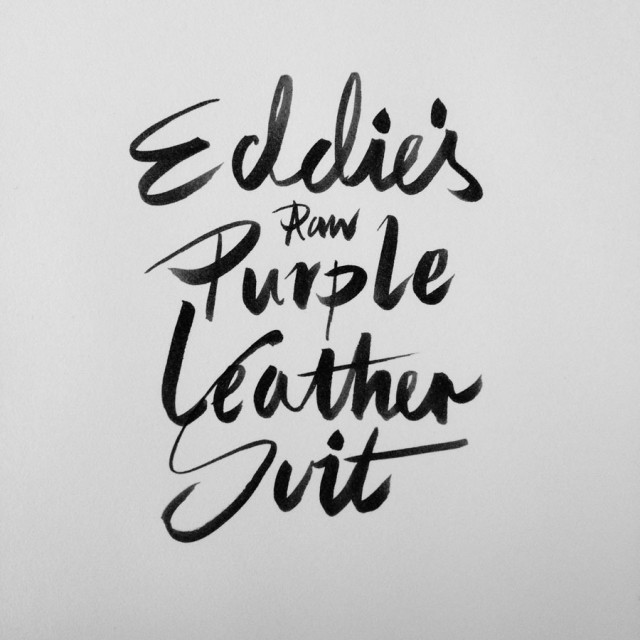 Purple Leather Suit