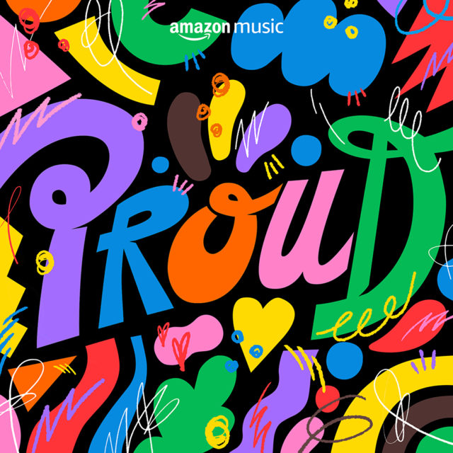 Kate Moross creates artwork for Amazon Music's PROUD Playlist